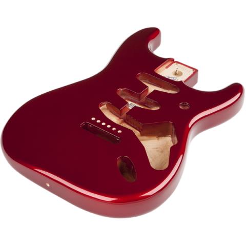 Fender-ボディ材Classic Series 60's Stratocaster SSS Alder Body Vintage Bridge Mount, Candy Apple Red