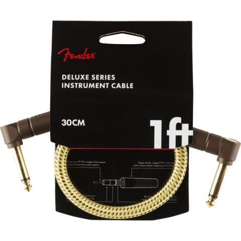 Fender-楽器用ケーブル
Deluxe Series Instrument Cable, Angle/Angle, 1', Tweed