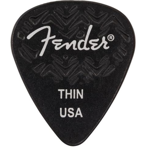 Fender-ピック351 Shape, Black, Thin (6)