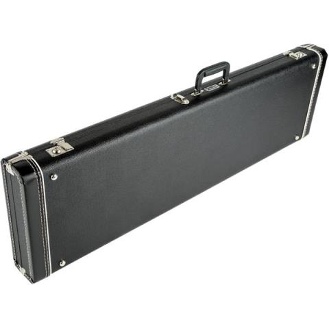 Fender-ハードケースG&G Standard Mustang/Musicmaster/Bronco Bass Hardshell Case, Black with Acrylic Interior.
