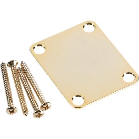 4-Bolt Vintage Neck Plate "Plain" (No Serial Number or Logo) (Gold)サムネイル