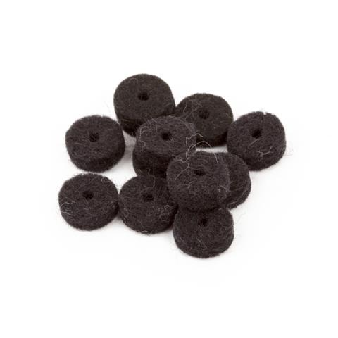 FenderBlack Strap Button Felt Washers (12)