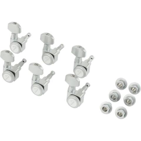 Locking Stratocaster/Telecaster Tuning Machines, Brushed Chrome (6)サムネイル