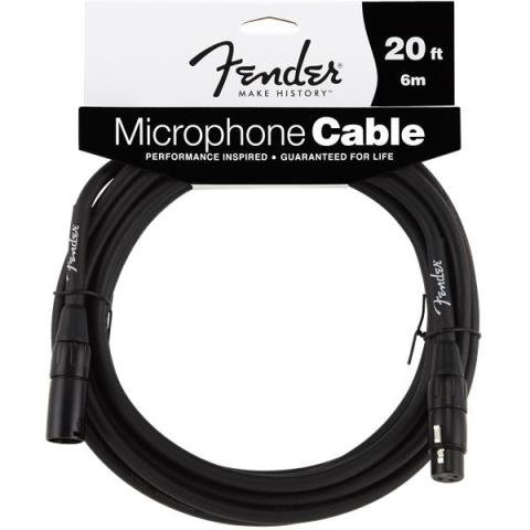 Fender Performance Series Microphone Cable, 20', Blackサムネイル