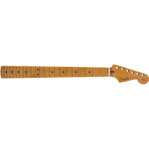 Fender-ネックRoasted Maple Stratocaster Neck, 22 Jumbo Frets, 12", Maple, Flat Oval Shape