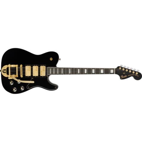 Parallel Universe Volume II Troublemaker Tele Deluxe with Bigsby, Ebony Fingerboard, Blackサムネイル