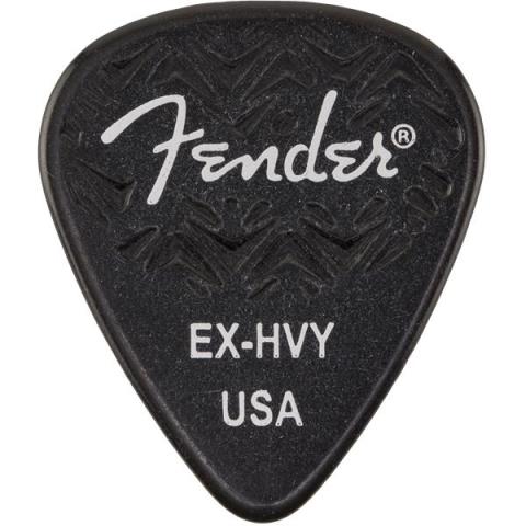 Fender-ピック351 Shape, Black, Extra Heavy (6)