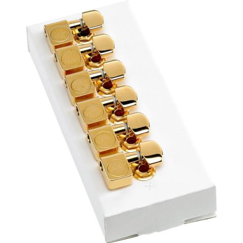 Fender-得R九トリックギター用ペグAmerican Standard Series Stratocaster/Telecaster Tuning Machines Gold (6)