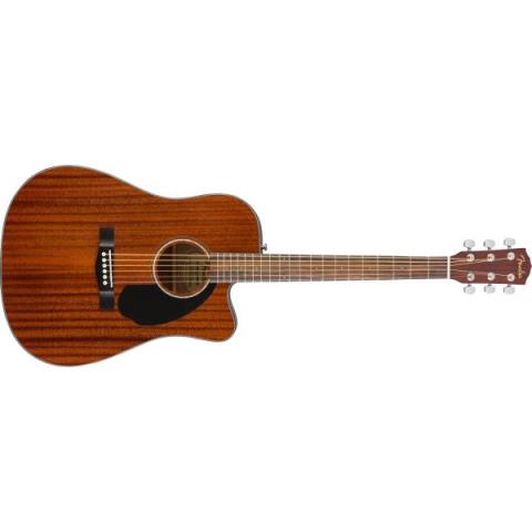 Fender-アコースティックギターCD-60SCE Dreadnought, Walnut Fingerboard, All-Mahogany