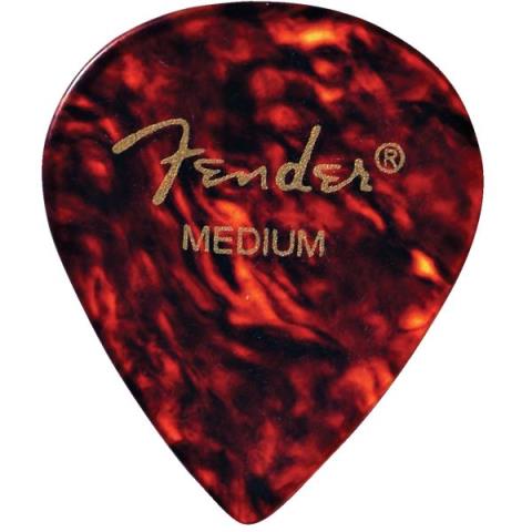Fender-ピックTortoise Shell, 551 Shape, Thin, (12)