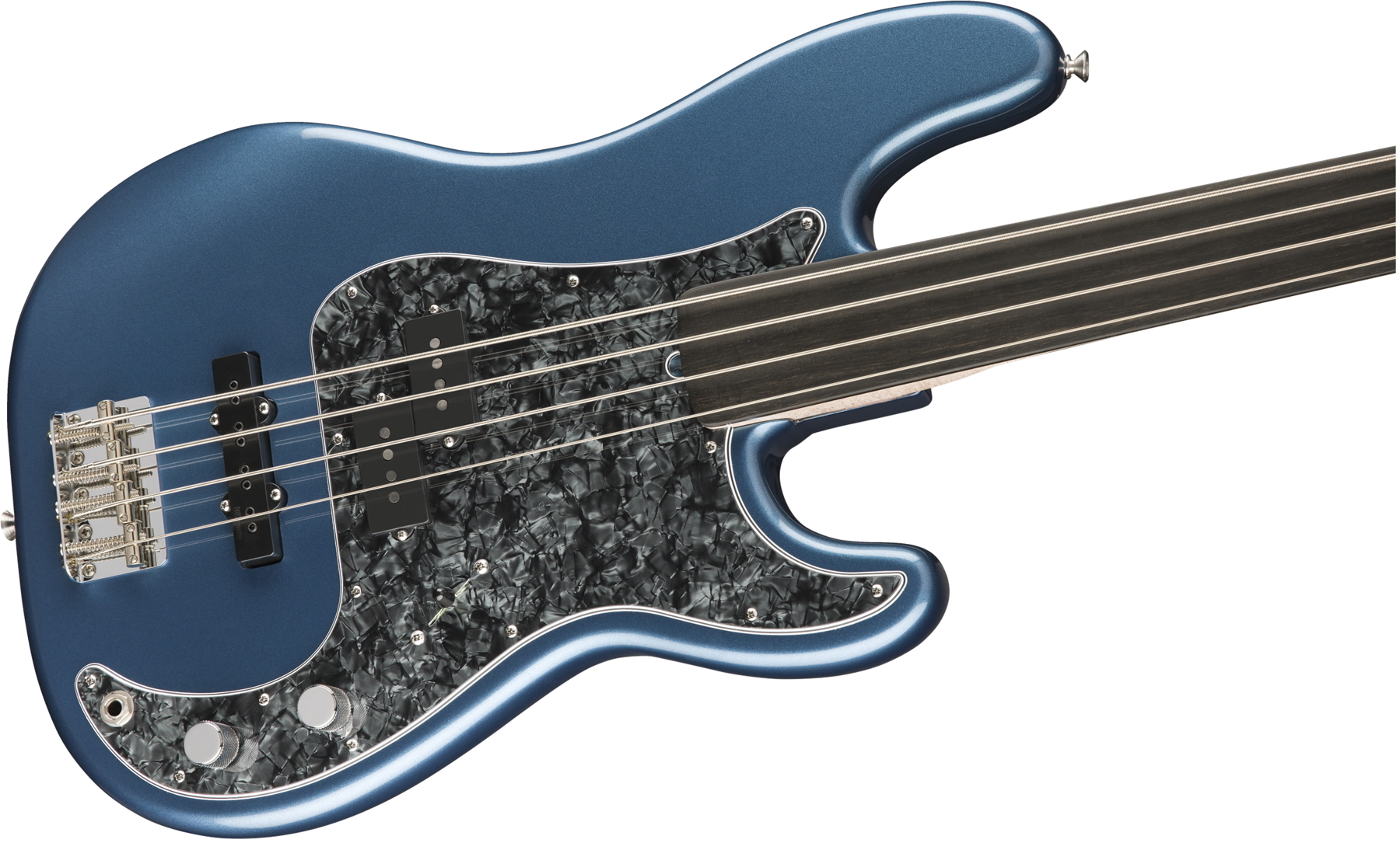 Tony Franklin Fretless Precision Bass, Ebony Fingerboard, Lake Placid Blue追加画像