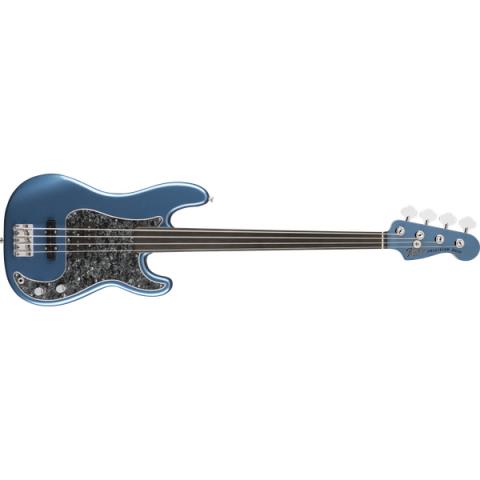 Fender-プレシジョンベースTony Franklin Fretless Precision Bass, Ebony Fingerboard, Lake Placid Blue