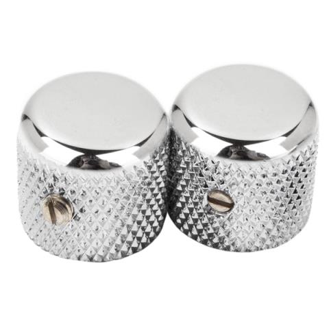 Fender-テレキャスターPure Vintage '52 Telecaster Knurled Knobs, (2), Chrome