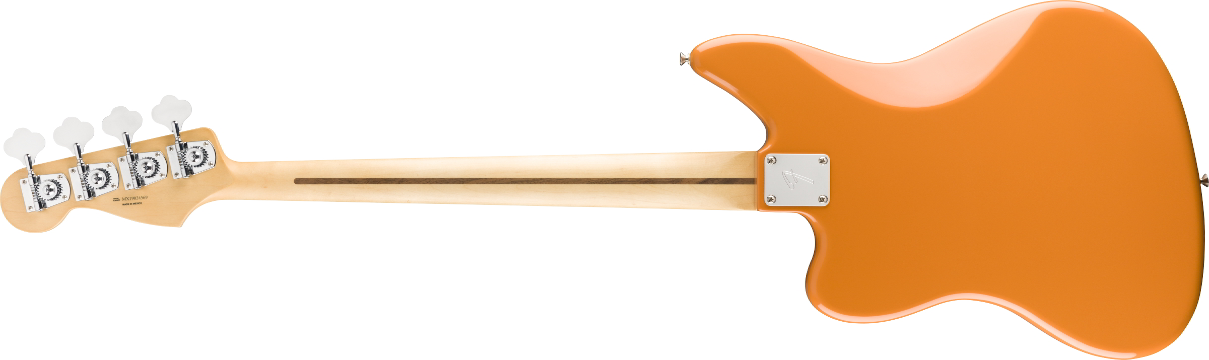 Player Jaguar Bass Pau Ferro Fingerboard Capri Orange背面画像