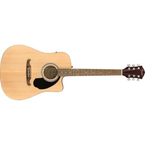 Fender-エレクトリックアコースティックギターFA-125CE Dreadnought, Walnut Fingerboard, Natural