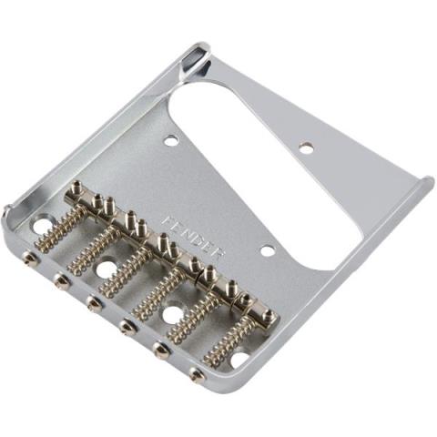 6-Saddle Vintage-Syle Telecaster Bridge Assembly (Chrome)サムネイル