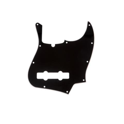 Fender-ピックガードPickguard, 5-String Jazz Bass, 10-Hole Mount, Black, 3-Ply
