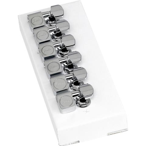 Fender-ギターペグAmerican Standard Series Stratocaster/Telecaster Tuning Machines Chrome (6)