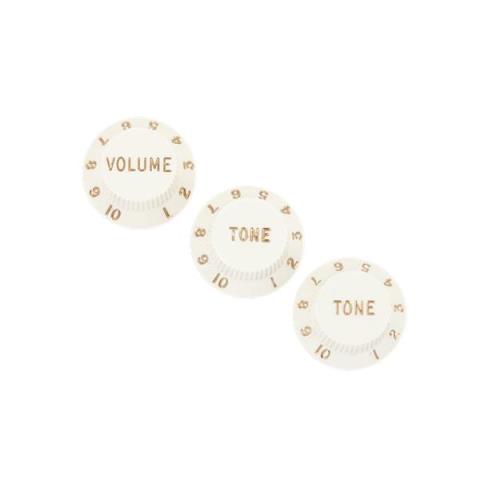 Stratocaster Knobs, Parchment (Volume, Tone, Tone) (3)サムネイル