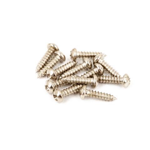 Fender-ネジPure Vintage Tuning Machine Mounting Screws, Nickel-Plated, (12)