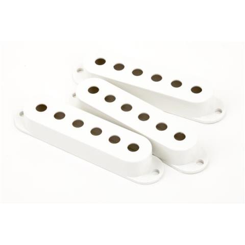 Fender-ピックアップPickup Covers, Stratocaster White (3)