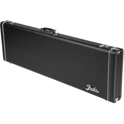 Fender-ハードケースG&G Deluxe Jazz Bass® Hardshell Case, Black with Orange Plush Interior, Fender® Amp Logo