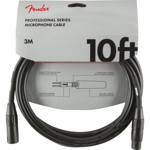 Professional Series Microphone Cable, 10', Blackサムネイル