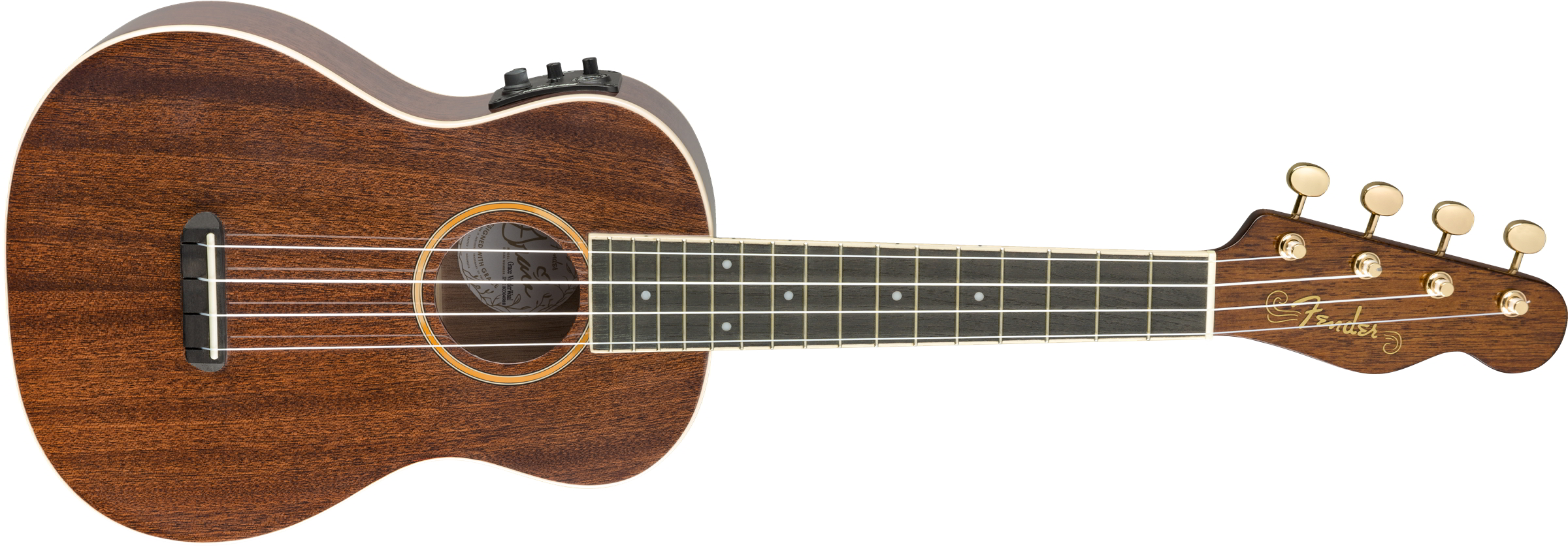 Grace Vanderwaal Signature Uke, Walnut Fingerboard, Natural追加画像 Grace Vanderwaal Signature Uke, Walnut Fingerboard, Natural追加画像