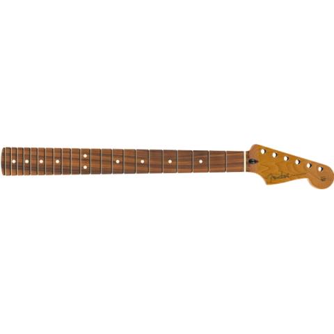 Fender-ネックRoasted Maple Stratocaster Neck, 22 Jumbo Frets, 12", Pau Ferro, Flat Oval Shape