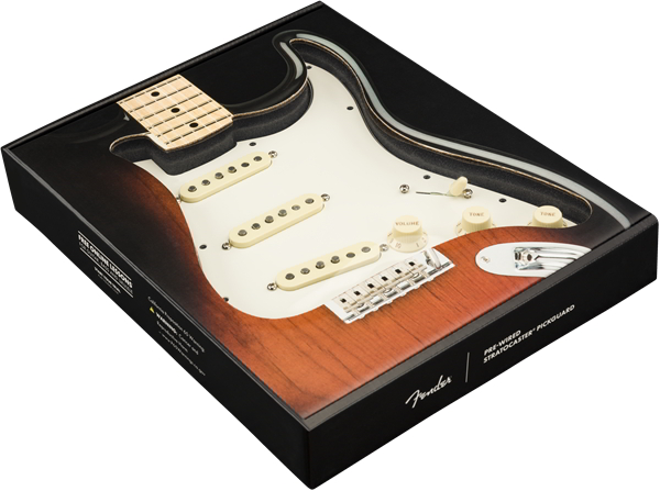 Pre-Wired Strat Pickguard, Fat 50's SSS, Parchment 11 Hole PG追加画像 Pre-Wired Strat Pickguard, Fat 50's SSS, Parchment 11 Hole PG追加画像