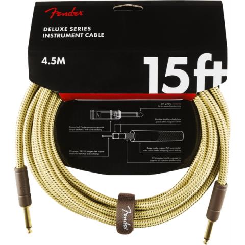 Deluxe Series Instrument Cable, Straight/Straight, 15', Tweedサムネイル
