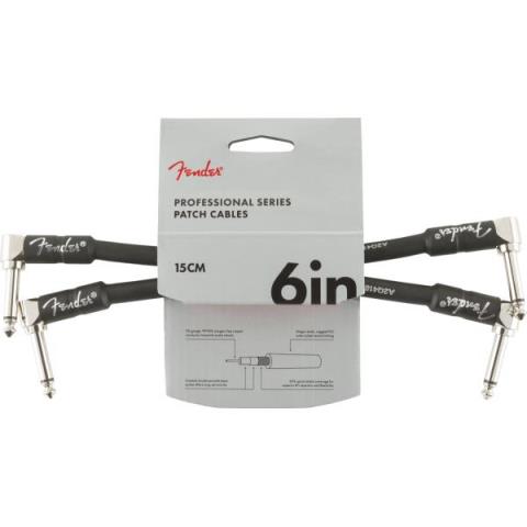 Professional Series Instrument Cable 2-Pack, Angle/Angle, 6", Blackサムネイル