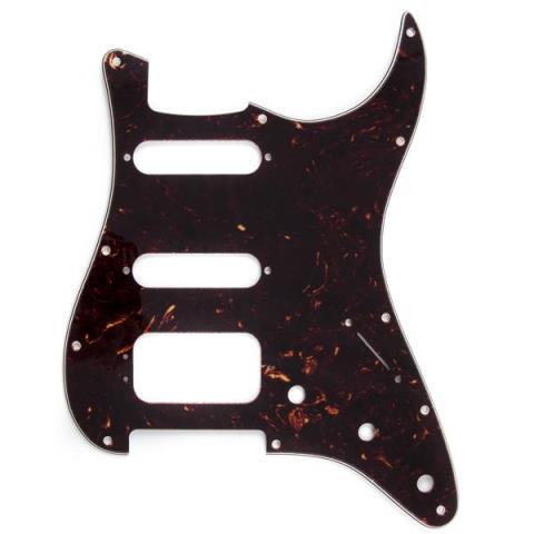 Fender-ピックガードPickguard, Stratocaster H/S/S (3-Screw Mount HB), 11-Hole Mount, Brown Shell, 4-Ply