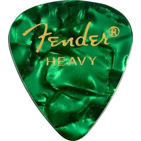 Fender-ピック351 Shape, Green Moto, Heavy (12)