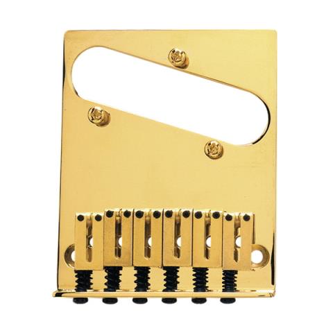 Fender-テレキャスター6-Saddle American Series Telecaster Bridge Assembly (Gold)