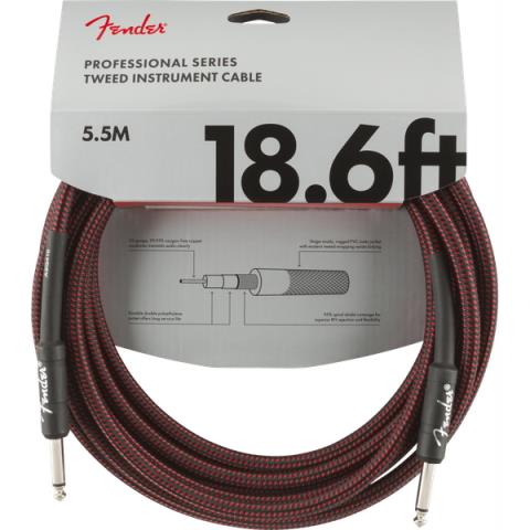 Professional Series Instrument Cable, 18.6', Red Tweedサムネイル