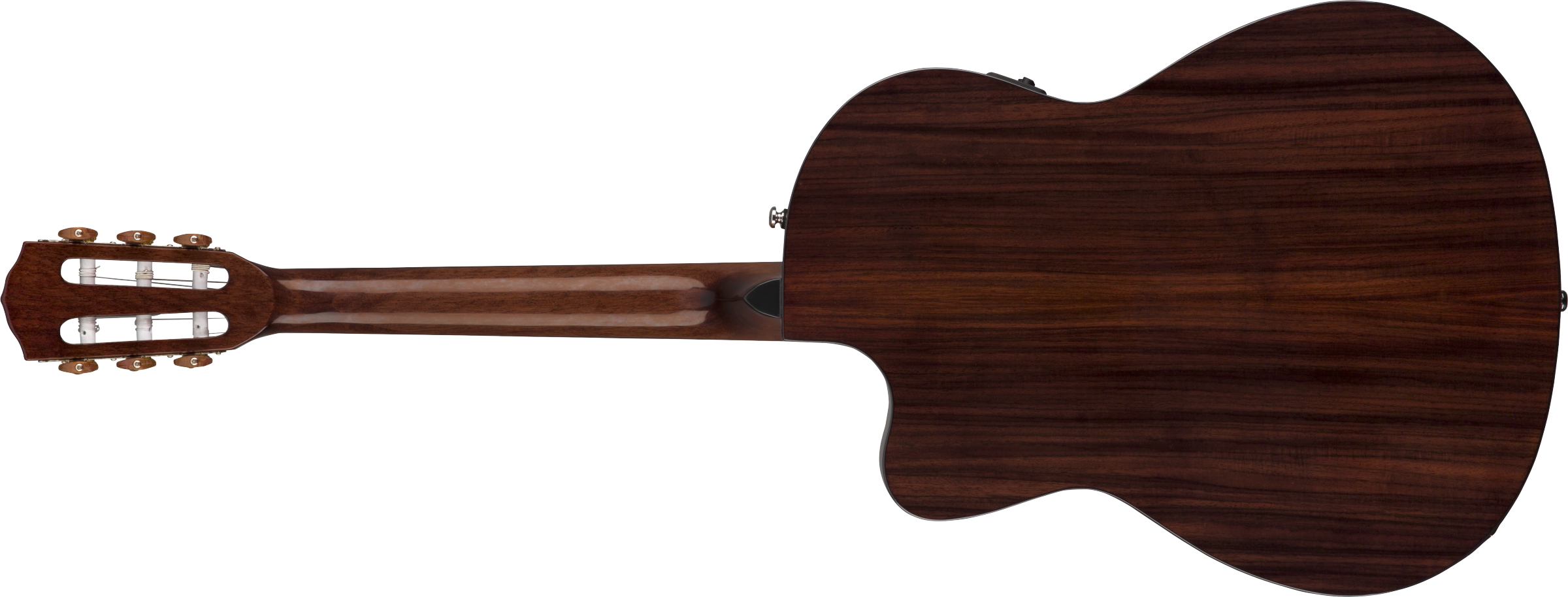 CN-140SCE Nylon Thinline, Walnut Fingerboard, Natural w/Case背面画像 CN-140SCE Nylon Thinline, Walnut Fingerboard, Natural w/Case背面画像