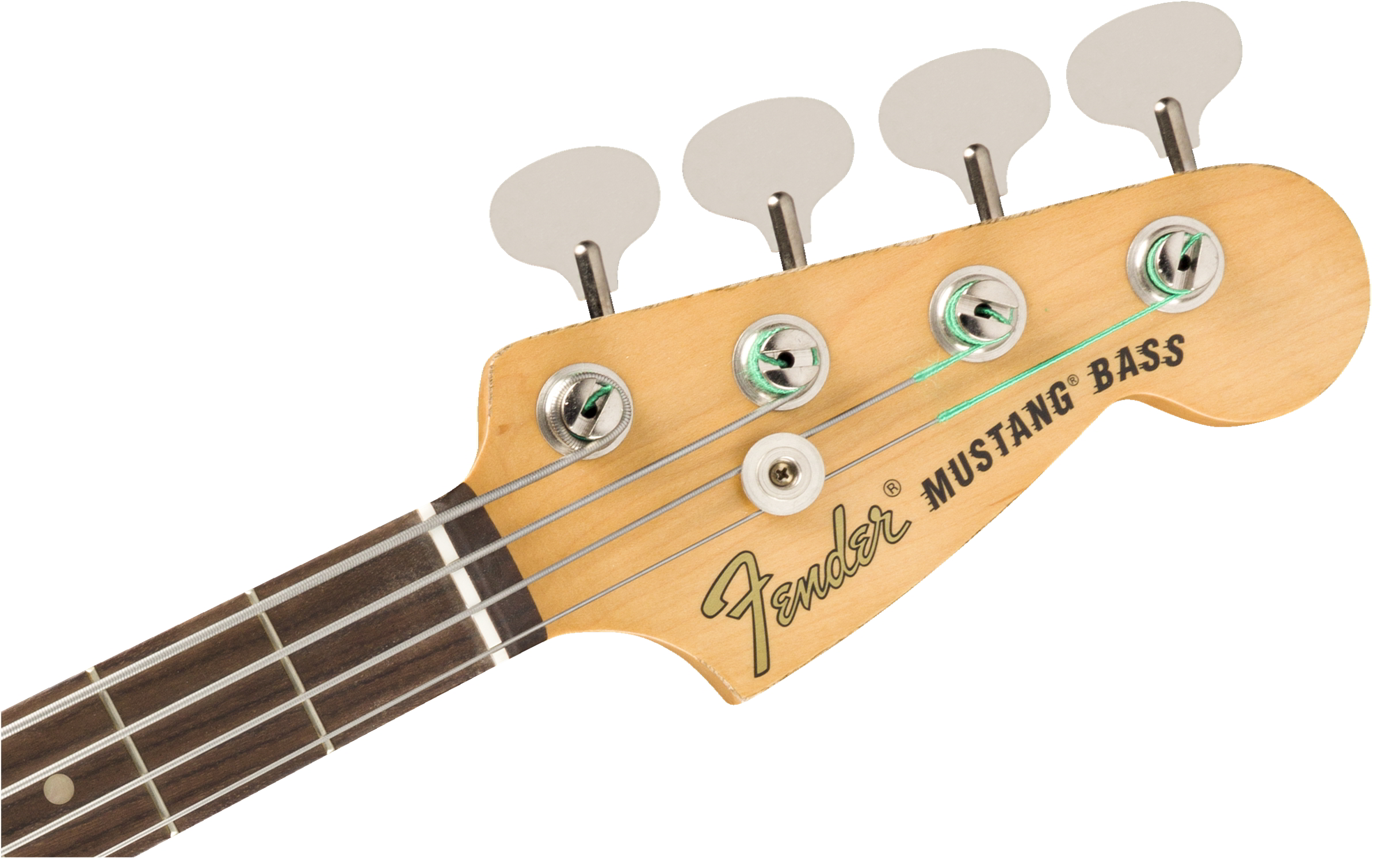 JMJ Road Worn® Mustang® Bass, Blackヘッド画像 JMJ Road Worn® Mustang® Bass, Blackヘッド画像