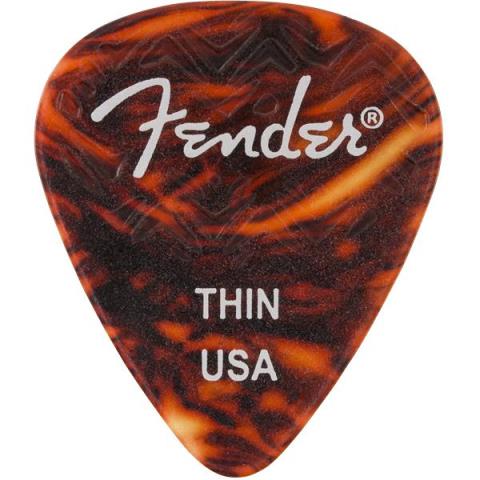 Fender-ピック351 Shape, Tortoise Shell, Thin (6)