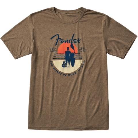 Fender Sunset Spirit T-Shirt, Olive, Sサムネイル
