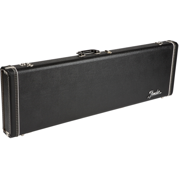 G&G Deluxe Precision Bass Hardshell Case, Black with Orange Plush Interior, Fender Amp Logo追加画像