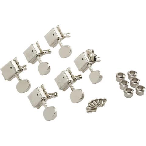 Vintage-Style Strat/Tele Tuners, Nickel (6)サムネイル