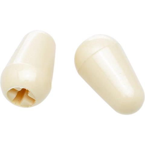 Fender-スイッチノブStratocaster Switch Tips, Aged White (2)