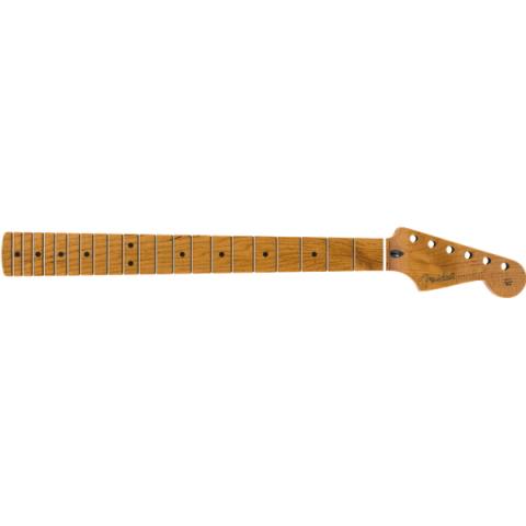 Fender-ネックRoasted Maple Stratocaster Neck, 21 Narrow Tall Frets, 9.5", Maple, C Shape
