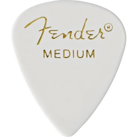 Fender-ピックWhite, 351 Shape, Medium (12)