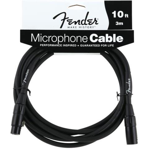 Fender Performance Series Microphone Cable, 10', Blackサムネイル