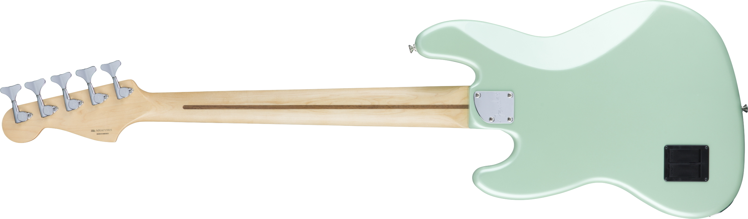 Deluxe Active Jazz Bass V, Pau Ferro Fingerboard, Surf Pearl背面画像 Deluxe Active Jazz Bass V, Pau Ferro Fingerboard, Surf Pearl背面画像