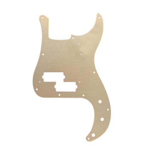 Fender-ピックガードPickguard, '57 Precision Bass, 10-Hole Mount, Gold Anodized, 1-Ply