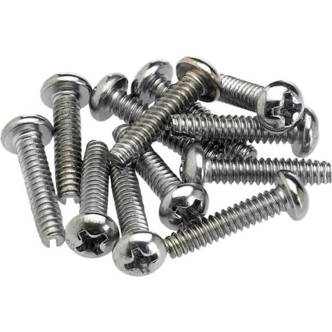 Pickup and Selector Switch Mounting Screws (12) (Chrome)サムネイル