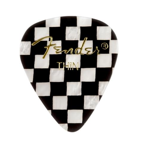 Fender-ピック351 Shape, Checker, Thin (12)